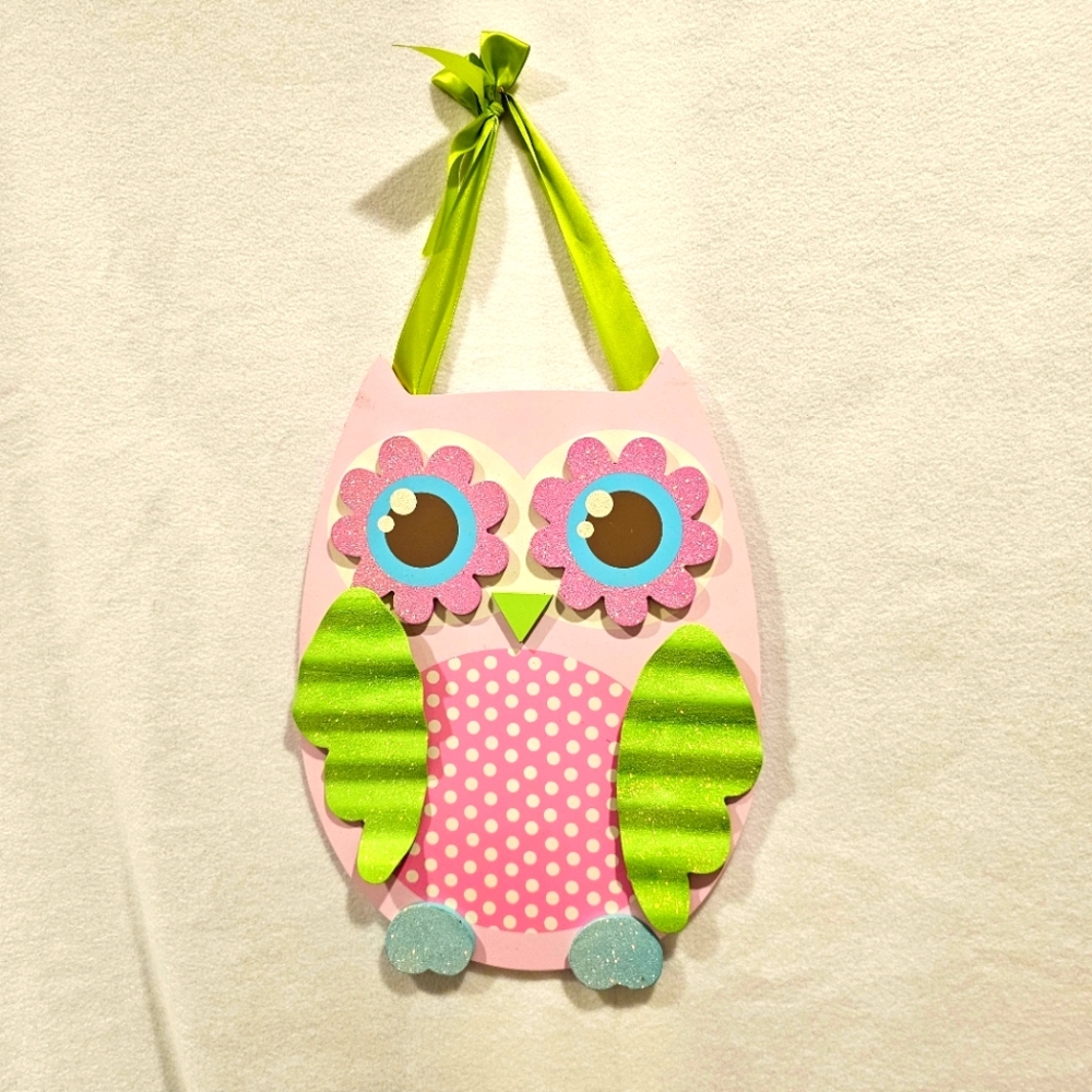 2011 Brother Sister Design Studio Wooden Glitter Owl